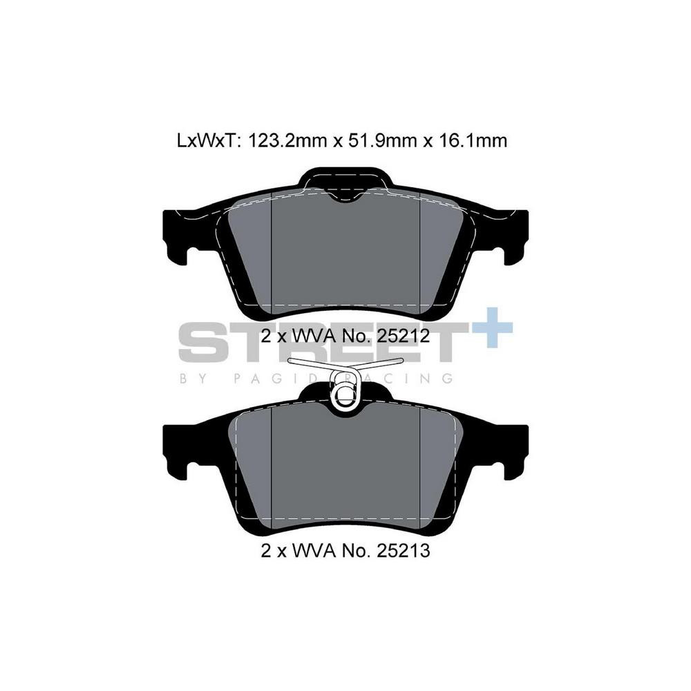 Pastiglie freno Pagid T8199 Street+ - PA-8199.ST - T8199SP2001 - 4056029071572