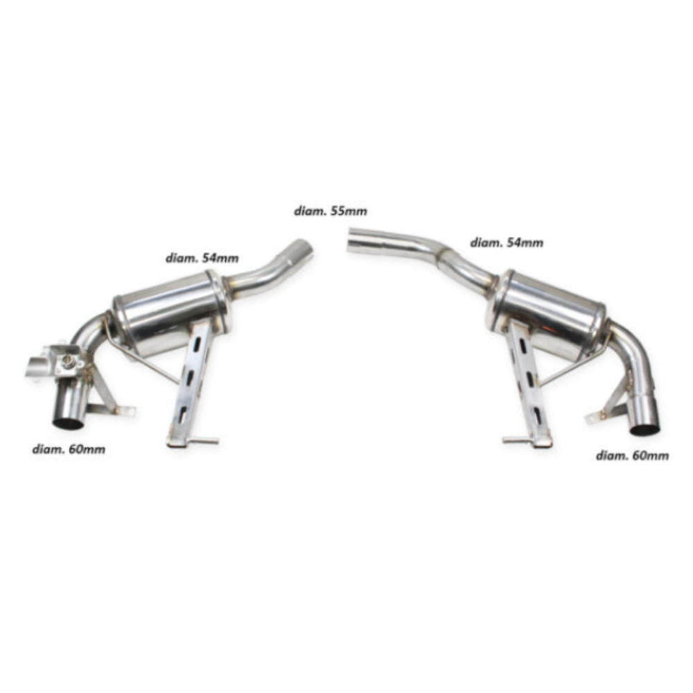 Rear silencer + Macan 2.0TFSI 22+ valve - IC-VALVMACAN07 - VALV.MACAN.07 - 3666618153292