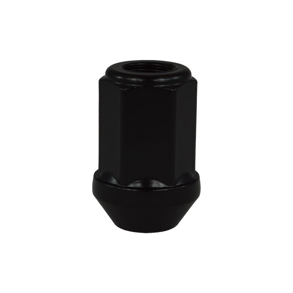 Mutter EVO Corse Stahl schwarz verzinkt 2x125 Schlüssel 19 konisch 60° L34mm offen - EVO-CM0751830040 - CM0751830040 - 3666618154541