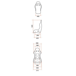 Sedile GT2i FIA Race-02L -V2 Fibra