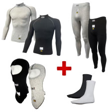 GT2i Pro underwear pack (Top + bottom + balaclava + socks)