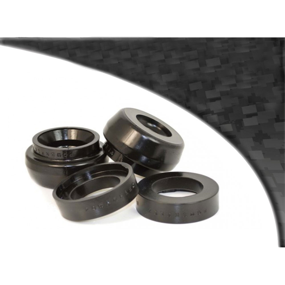 Silent Bloc Powerflex Black Gamba Anteriore Superiore 10mm Volkswagen Bora 2WD 1997-2006 (2 pezzi) - PF-F85431-2N - PFF85-431BLK - 5055676531926