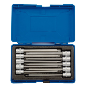 Jeu de douilles embouts longues Draper Tools TX-STAR  3/8" 150mm (10 pièces)