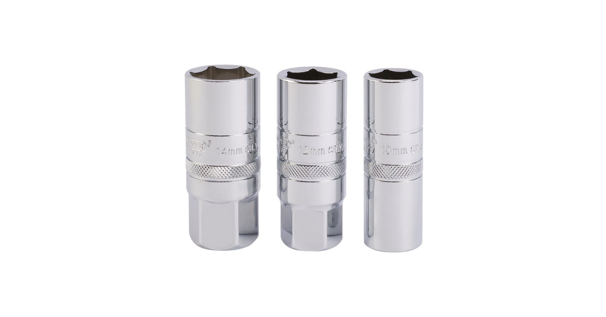 "Set di prese per candele da 1/2 Utensili Draper (3 pezzi)