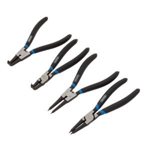 Jeu de pinces pour circlips intérieur et extérieur Draper Tools (4 pièces)