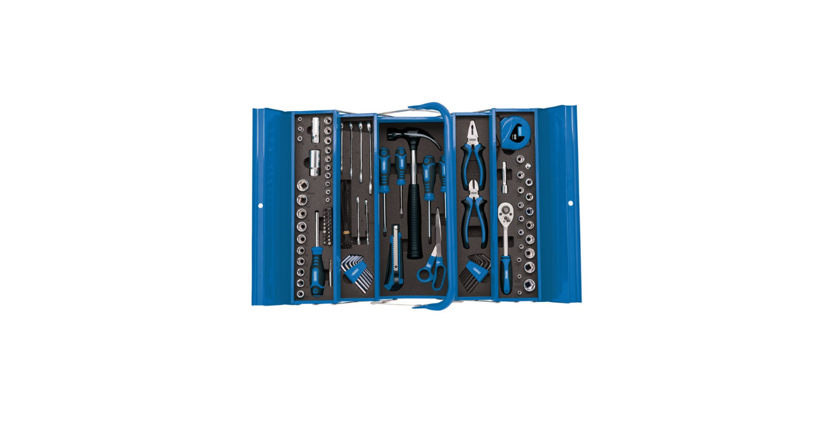 Kit di attrezzi Draper Tools in moduli di schiuma, compresi gli attrezzi