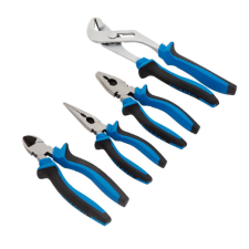 Draper Tools soft grip pliers set (4 pieces)