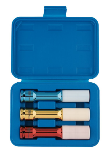 Satz langer Schlagschraubereinsätze für Alufelgen 1/2" Draper Tools (3-teilig) - DRA-82981 - D82981 - 5010559829811