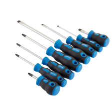 Draper Tools soft grip screwdriver set (8 pieces)