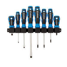 Draper Tools soft grip screwdriver set (8 pieces)