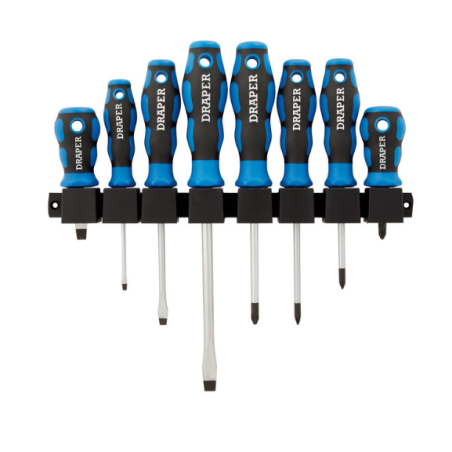 Jeu de tournevis à prise souple Draper Tools (8 pièces)