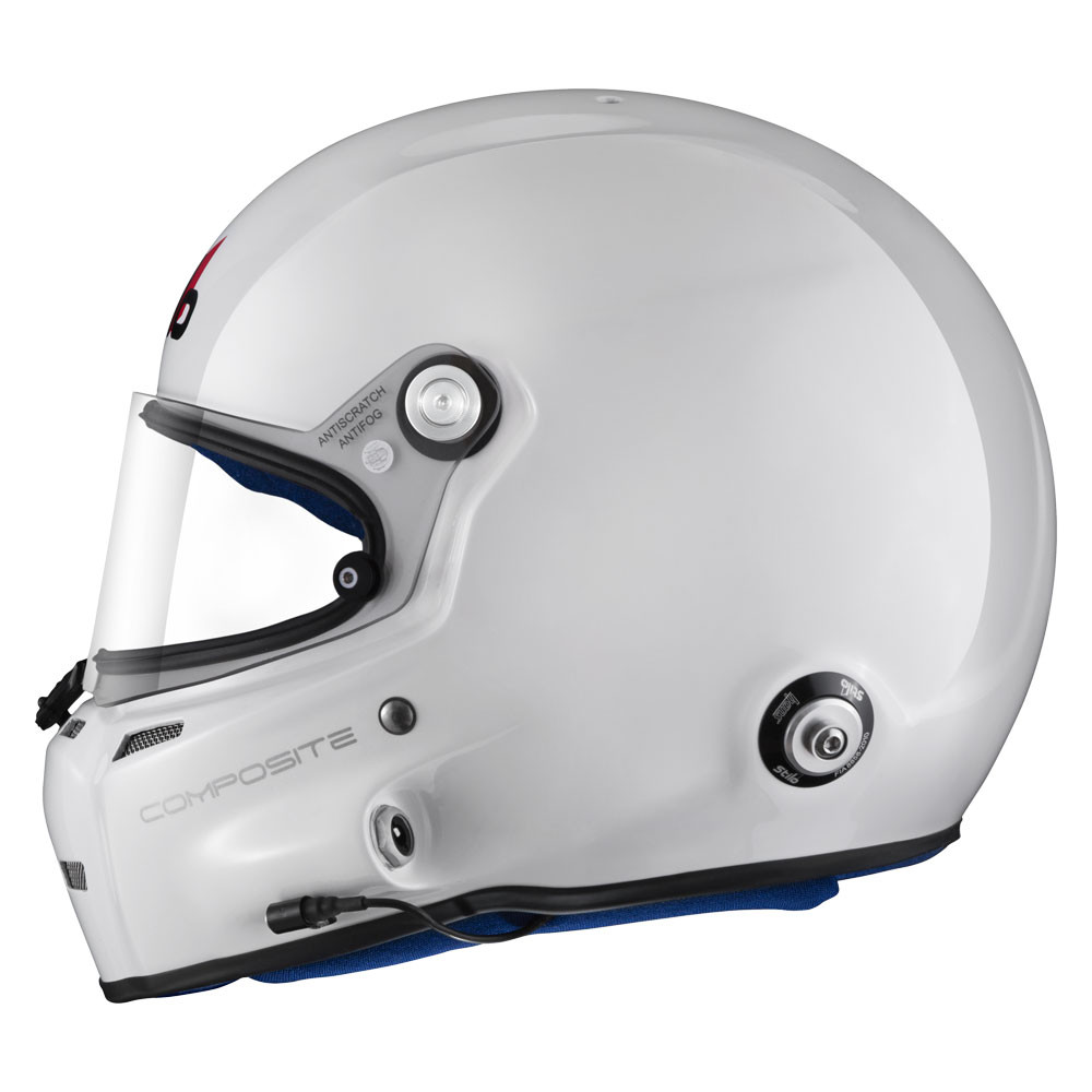 Helm Stilo ST5F Fibre SA20 weiß innen blau - STI-A700CG2T.BLB.XS - AA0700CG2T540102