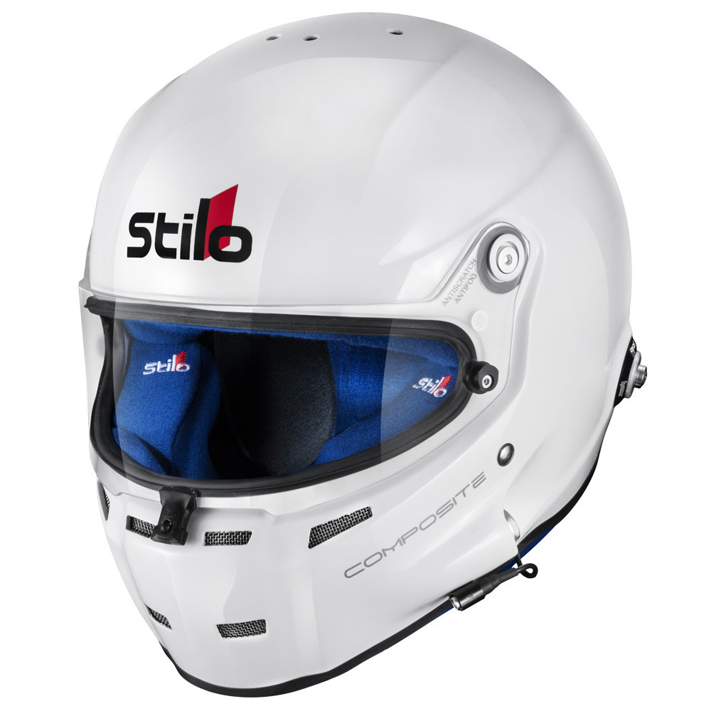 Helm Stilo ST5F Fibre SA20 weiß innen blau - STI-A700CG2T.BLB.XS - AA0700CG2T540102