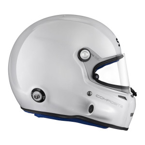 Casque Stilo ST5F Fibre SA20 blanc intérieur bleu