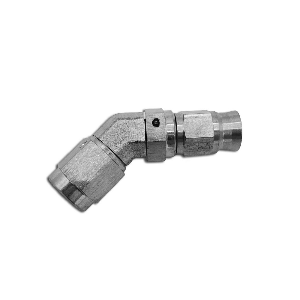 Dash3 45° female swivel - 3/8x24JIC Steel (AN3 hose) - OBP-AN3-45 - OBP-AN3-45 - 3666618155944
