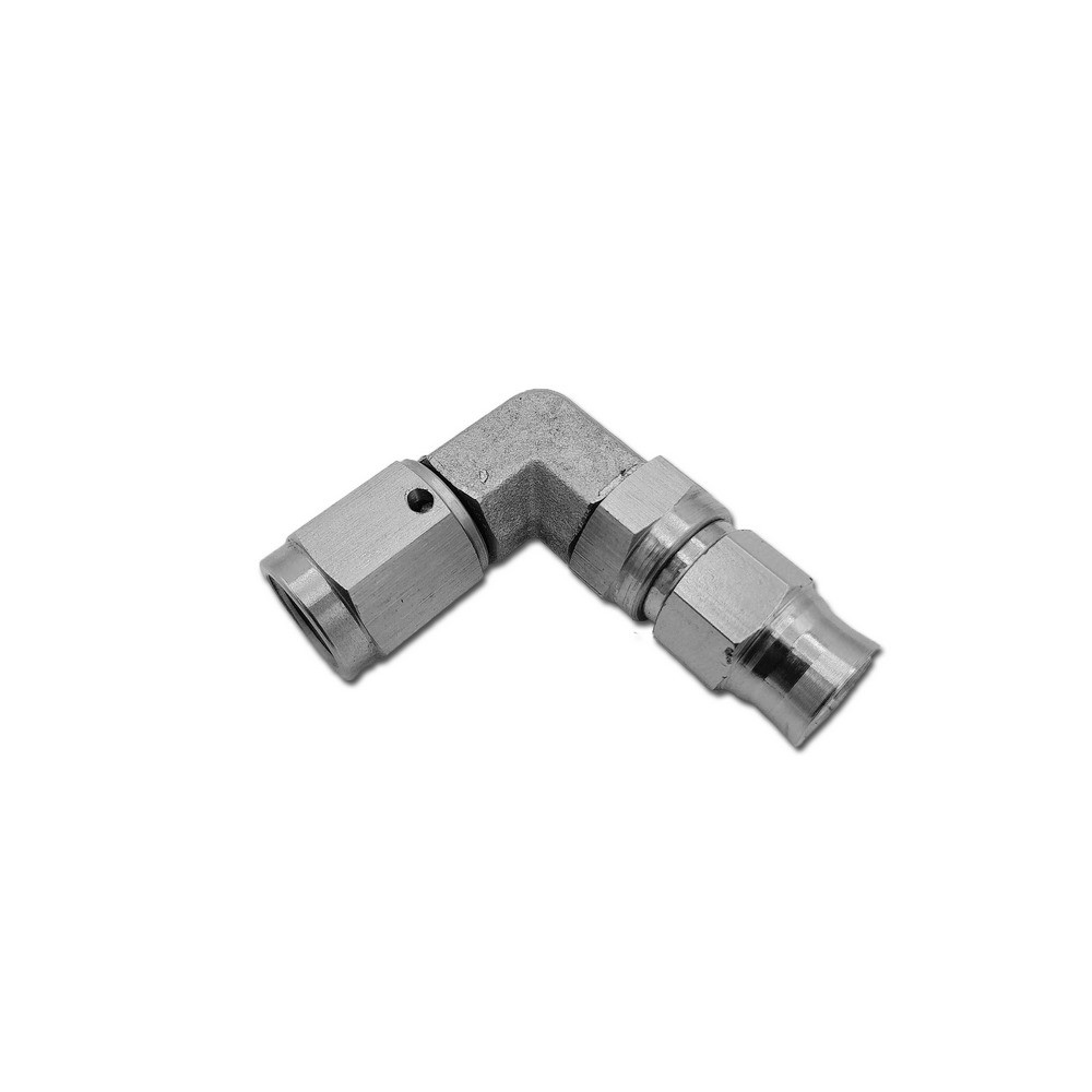Raccord femelle 90° tournant Dash3 - 3/8x24JIC Acier (durite AN3) - OBP-AN3-90 - OBP-AN3-90 - 3666618155937