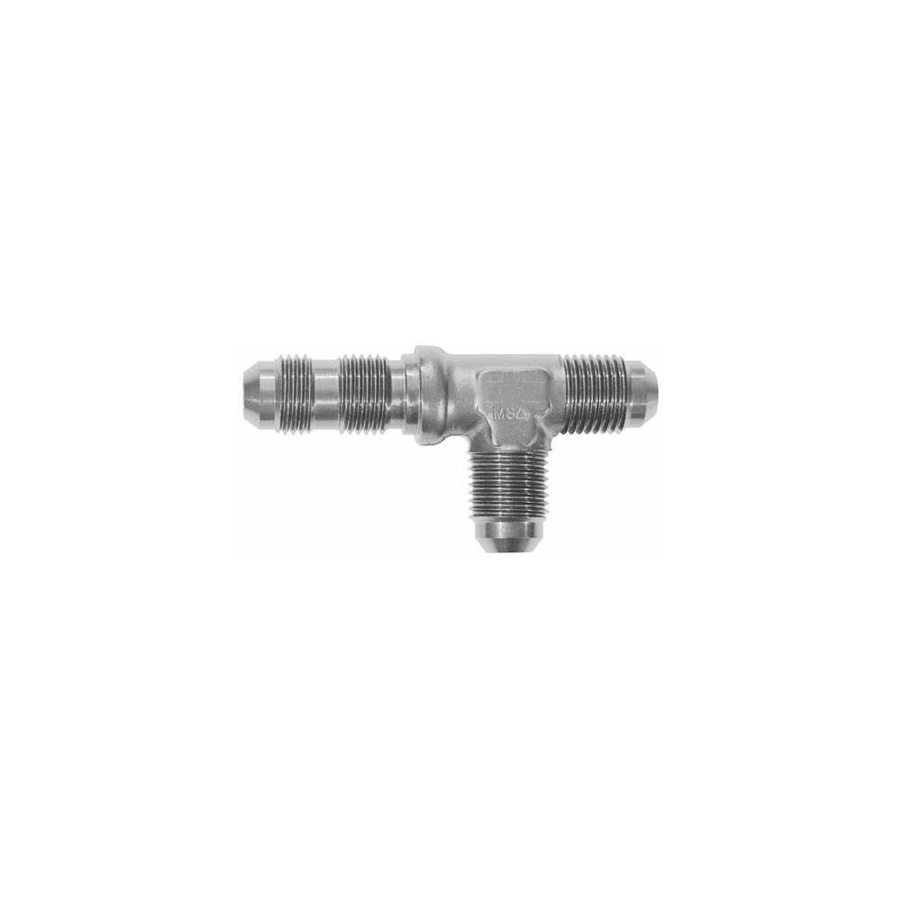 Adaptateur 3 voies passe cloison mâle droit Dash3 - 3/8x24JIC OBP convexe acier - OBP-AN3-TOR - OBP-AN3-TOR - 3666618155302