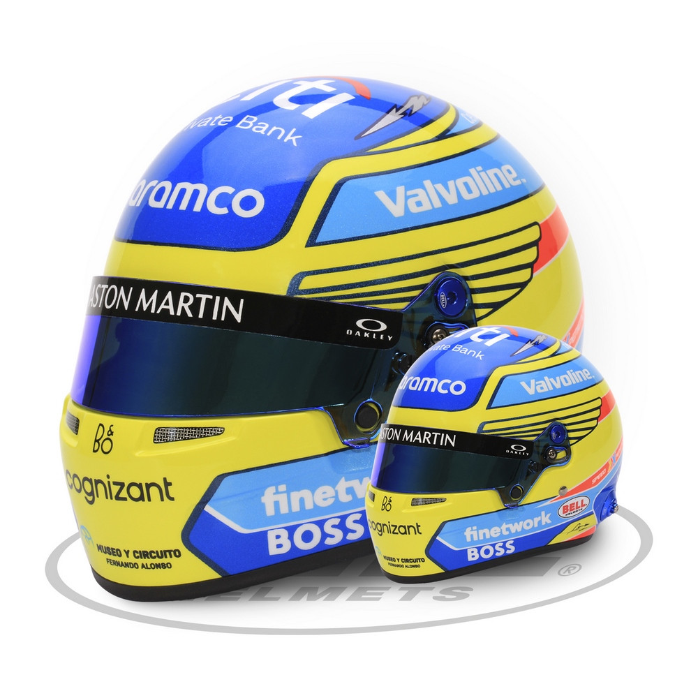 BELL 2024 Fernando ALONSO mini helmet - BEL-24-ALONSO - 4100308 - 3666618292281
