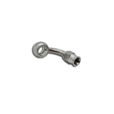 OBP 45° long banjo diameter10mm Steel (AN3 hose)