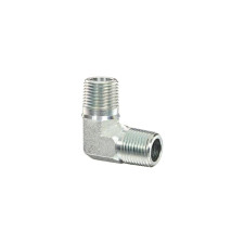 Adaptateur Mâle/Mâle 45° Dash3/1/8NPT - 3/8x24JIC/1/8NPT Acier