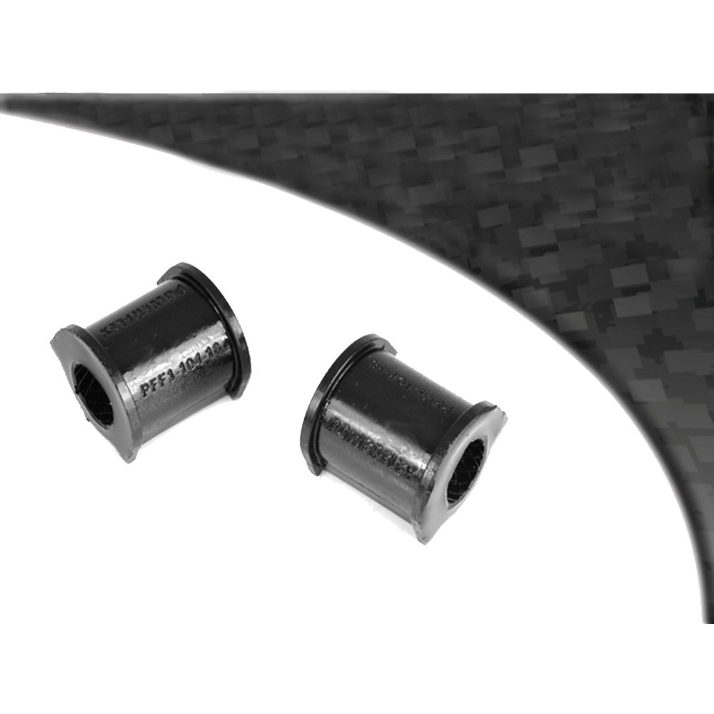 Silent-Bloc Powerflex Black Anti-Roll Bar auf Arm 18mm Alfa Romeo Alfasud, Alfasud Sprint (71-1989), 33 (1983-1995) - PF-F110418-2N - PFF1-104-18BLK - 5055676531247