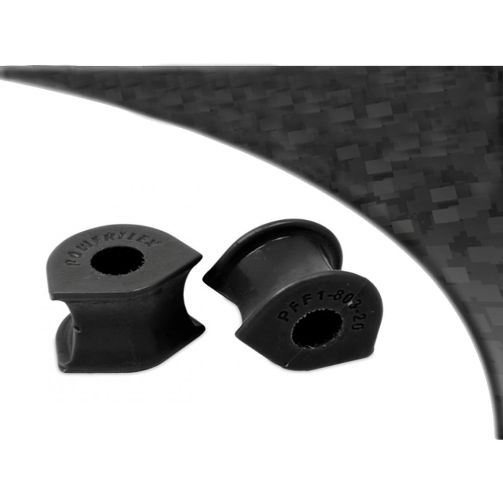Silent-Bloc Powerflex Black Barre Anti-Roulis Avant (95-02) 20mm Alfa Romeo GTV & Spider 2.0 & V6, 916 (1995-2005) - PF-F180320-2N - PFF1-803-20BLK - 5055676536495