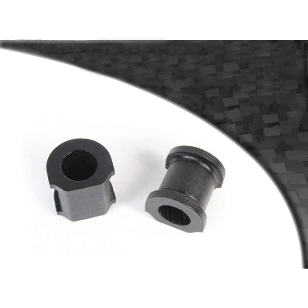 Silent-Bloc Powerflex Black Barre Anti-Roulis Avant 25.5mm Honda Civic Mk7 inclu Type-R (2001-2005) - PF-F25303255-2N - PFF25-303-25.5BLK - 5055676526663