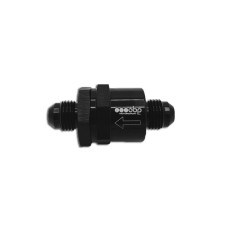 Check valve OBP Male/Male Dash (JIC) Black