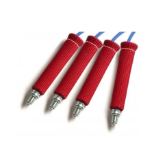 Gaine protection fils bougies COOL IT  (Rouge) - Kit de 4