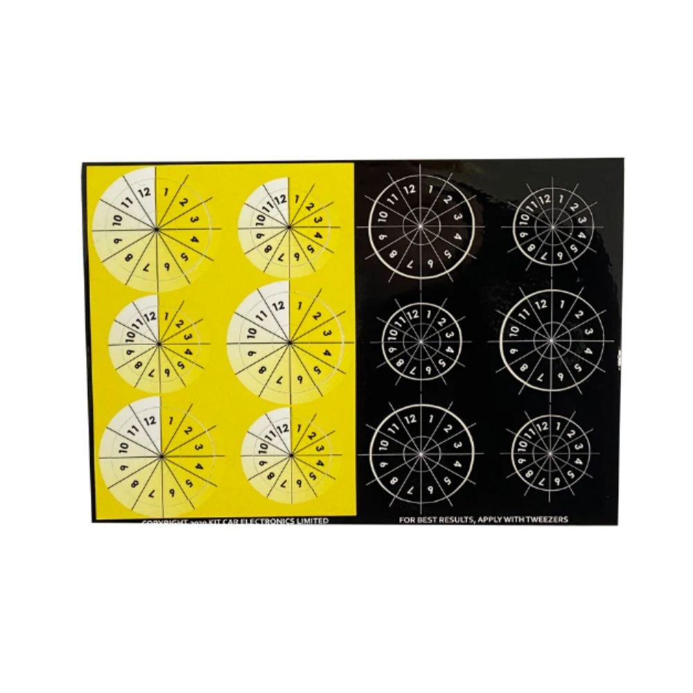 Feuilles d'autocollants à 4 et 8 canaux pour la platine de volant AIM - AIM-RBI-SS - RBI-SS - 3661768608876