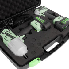 Duo KIELDER impact wrenches 1/2 1790Nm and 3/8 340Nm (2x5.0Ah)