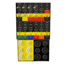 10-channel sticker sheets for AIM flying boards
