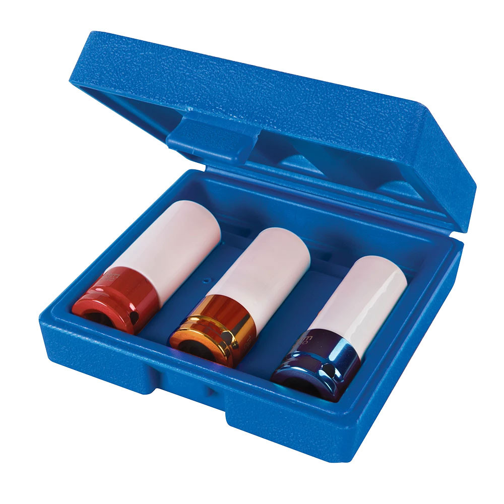 Set chiavi a bussola per dadi dei cerchi in lega 3 p.zi - AS-SX031TS - 5024763180200