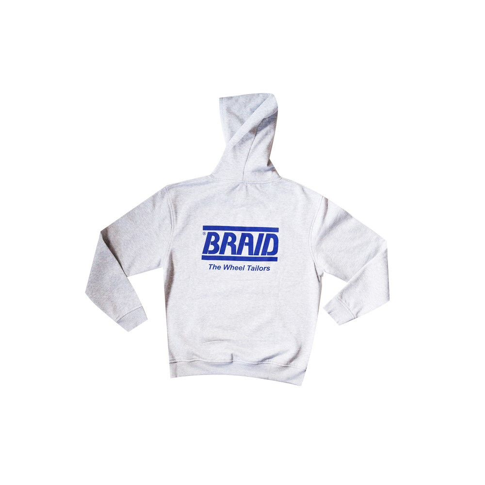 Sweat à capuche BRAID - BD-HOODIE.G.XL - BRAID HOODIE LIGHT GREY XL