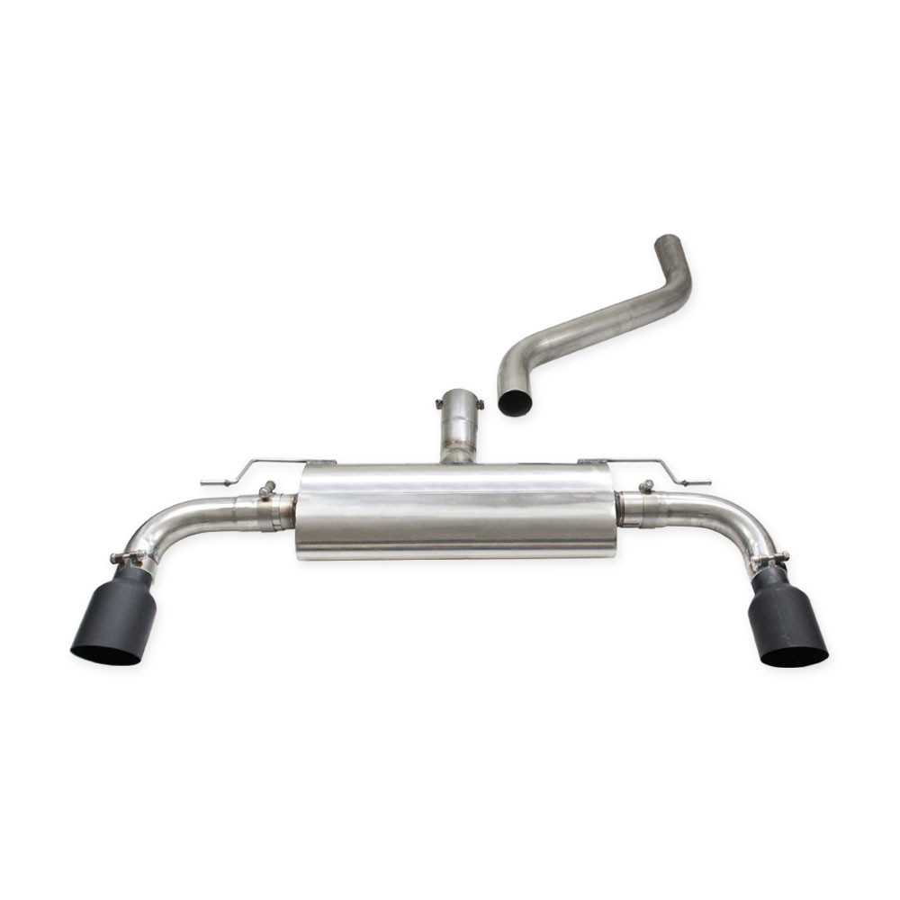 Inoxcar rear muffler 100 Racing Black Ceramic Ford Focus Mk4 ST 2,3 EcoBoost 2024 on - IC-FOFO2010CBK - FOFO.20.10CBLACK - 3666618505718