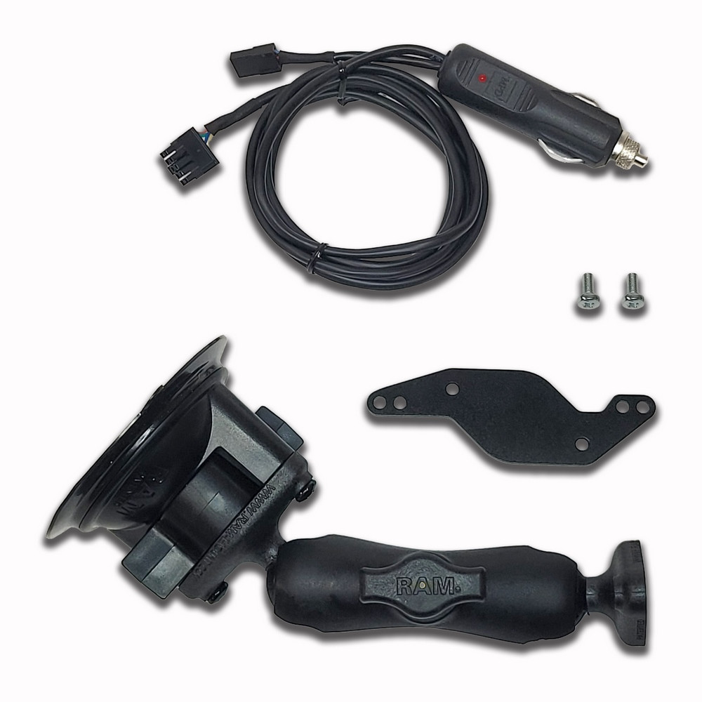 Kit Supporto Ventosa Alimentazione Accendisigari Computer di Bordo Monit - MO-AC007-2 - AC007-2 - 3666618508269