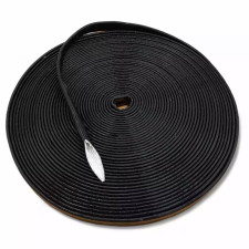 Gaine isolante fibre de verre siliconée noire OBP 260°C Longueur 1m