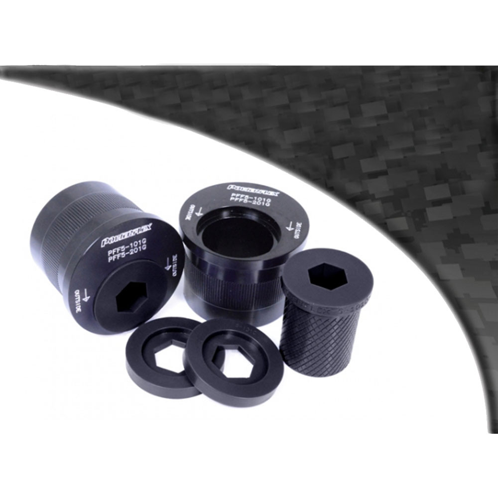 Silent-Bloc Powerflex Black Arrière Triangle Avant, Chasse Réglable Mini Coupe R58 (2011 - 2015) - PF-F5201G-2N - PFF5-201GBLK - 5055676539229