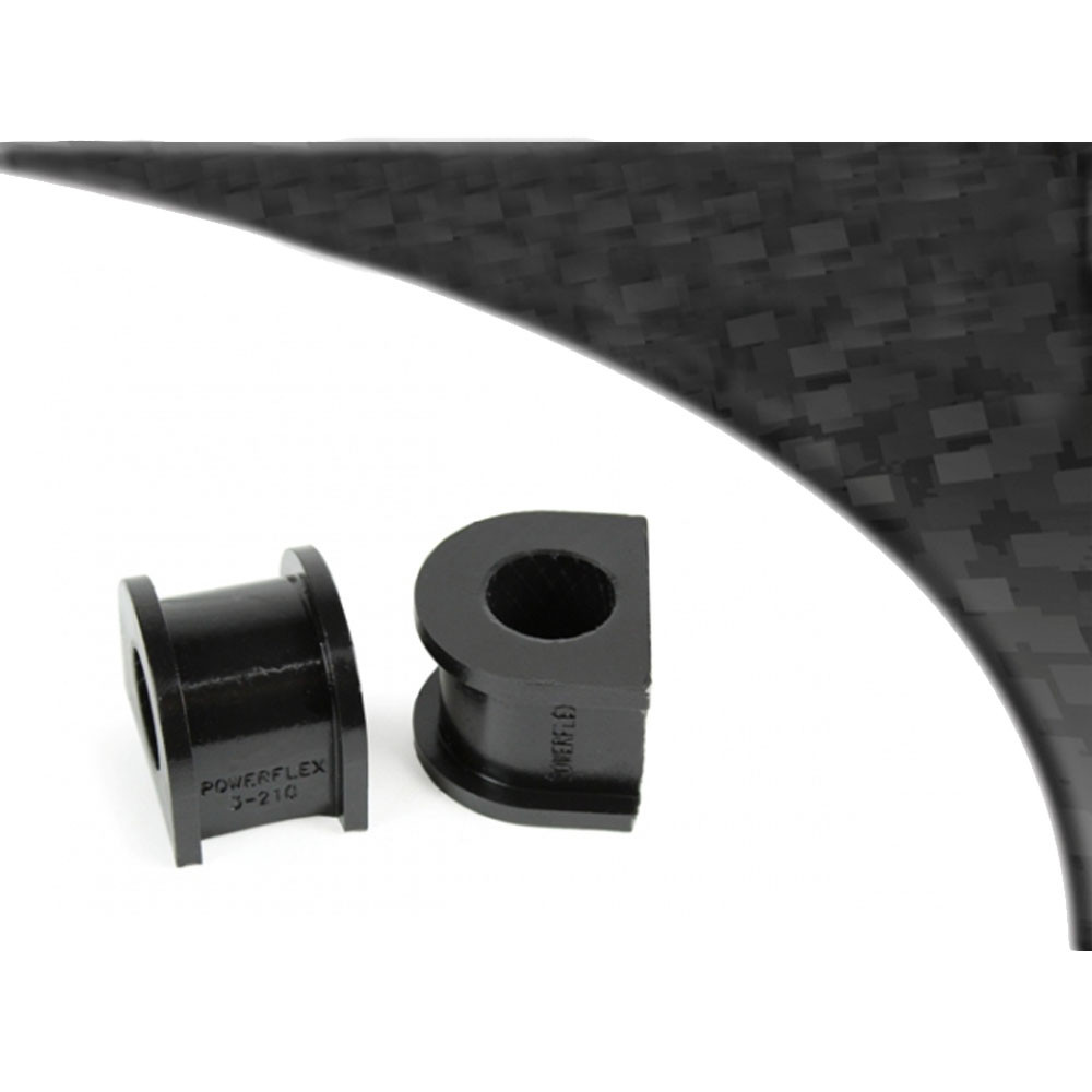 Powerflex Black Barra Stabilizzatrice Posteriore 22mm Audi A4 incluso Avant 2WD (2005 - 2008) - PF-R321022-2N - PFR3-210-22BLK - 5055676525925