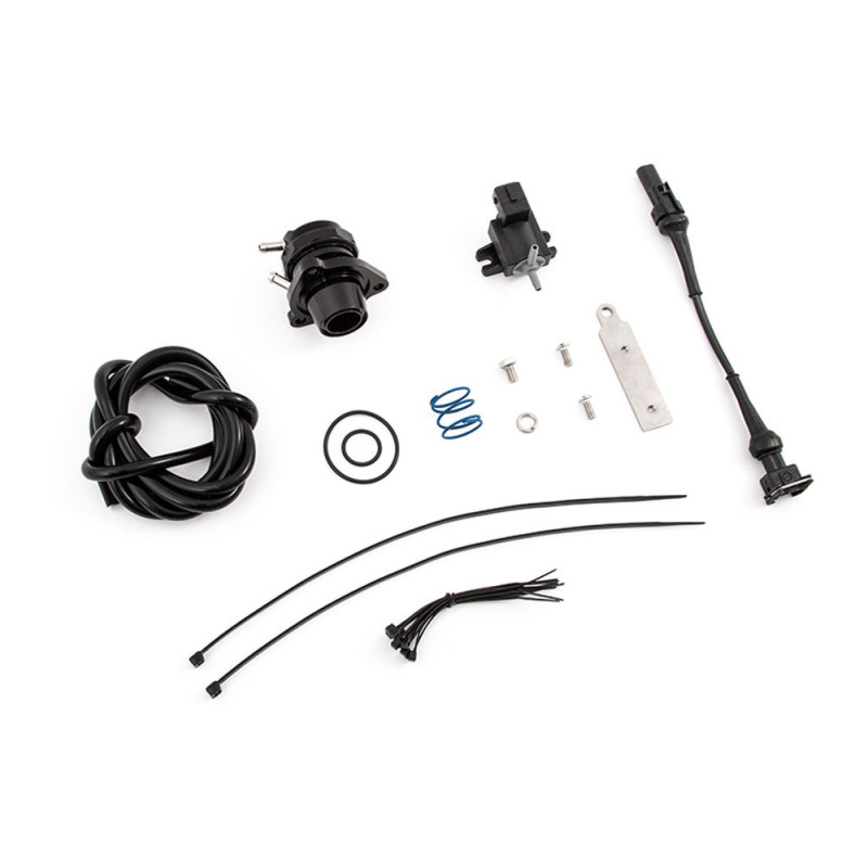 Dump valve ouverte noire Forge Audi S3 8Y / Volkswagen Golf 8 Gti - FO-FMDV32A-N - FMDV32A-BLK - 3666618088754