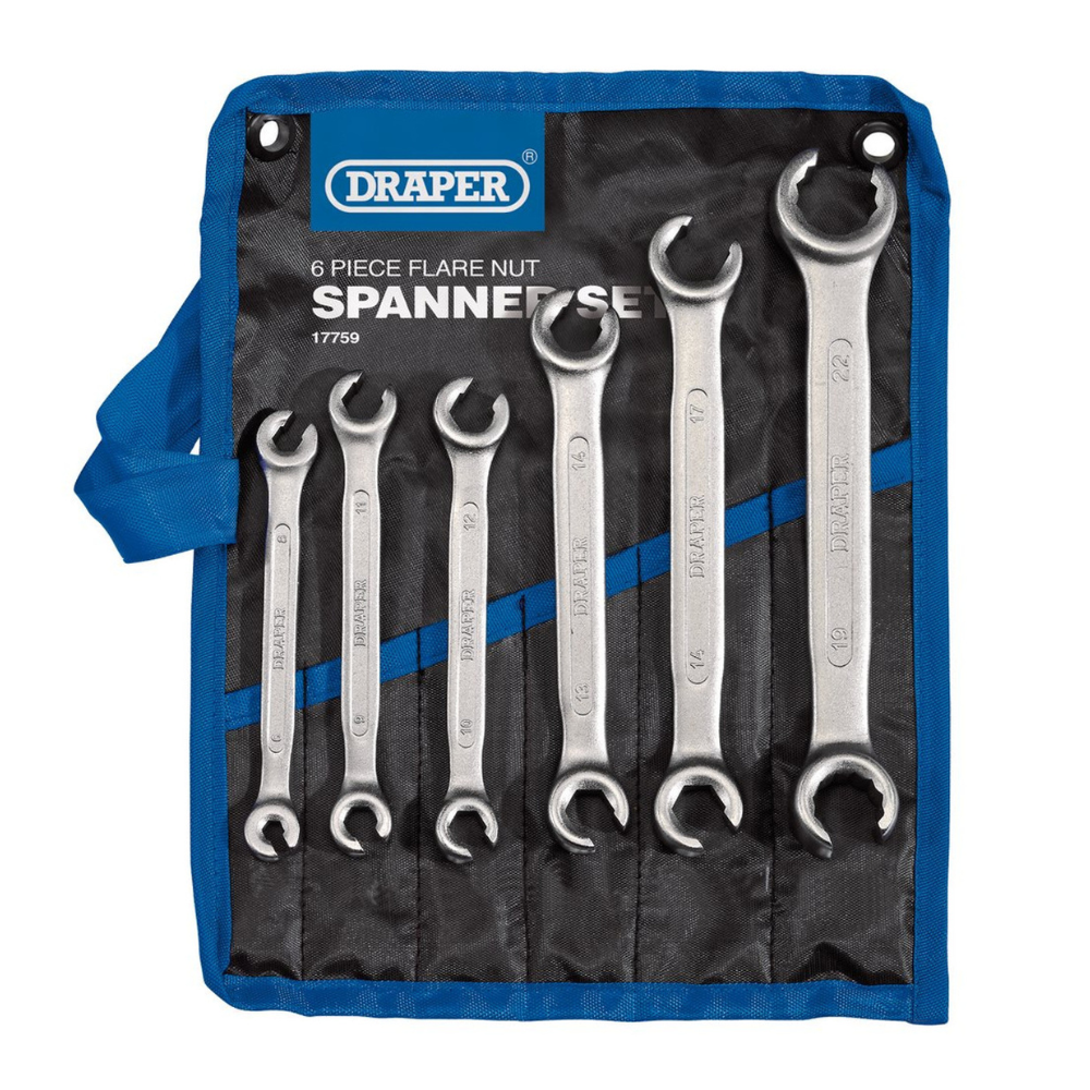 Draper's Flared Nut Key Set, (6-teilig). - DRA-17759 - D17759 - 5010559177592