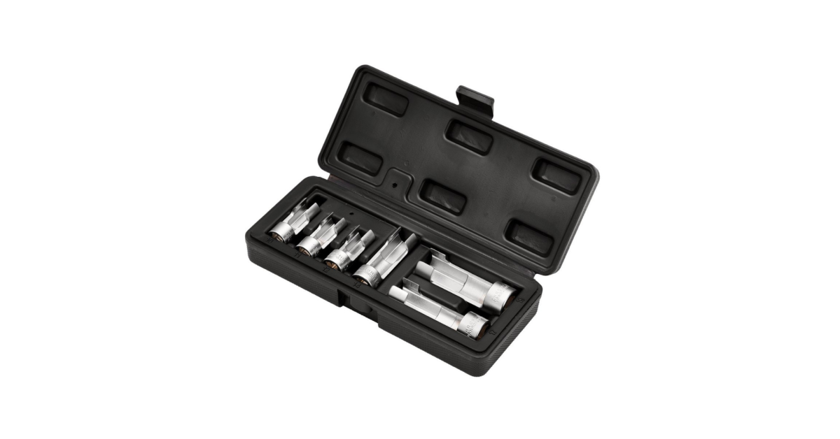 Draper Temperatursensor-Steckschlüsselsatz, ½'' und 3/8'' (6 Stück).