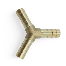 OBP brass coupling 8mm Y piece connector