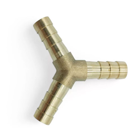 Raccord Y OBP pour durite essence 8mm laiton