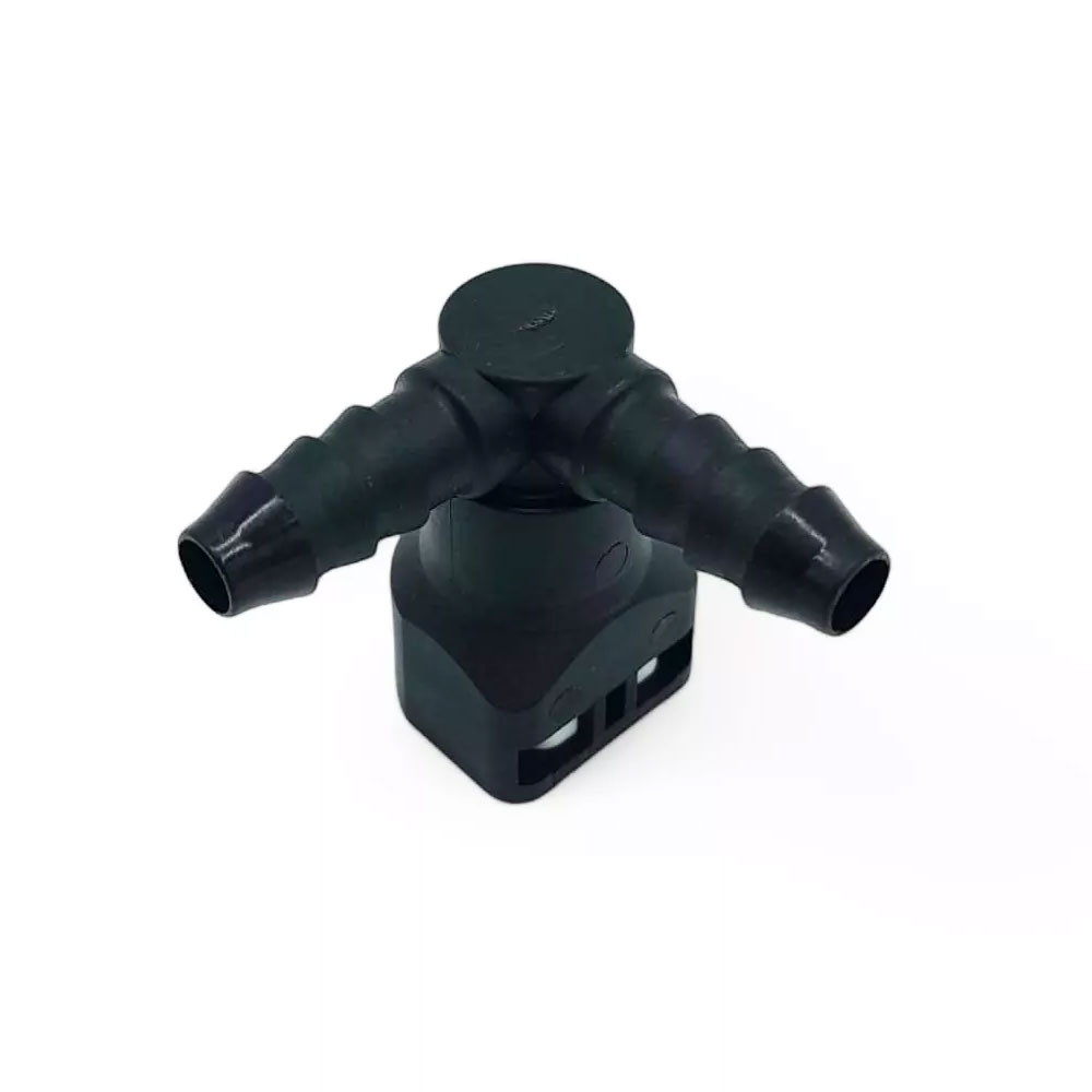 Raccord en T 8mm 90° OBP SAE J0244 diamètre 7,89mm noir - OBP-OEC-6 - OBP-OEC-6 - 3666618504308