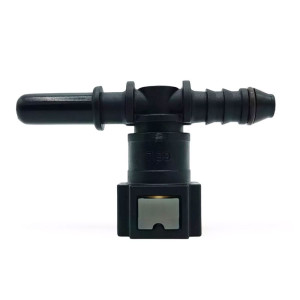 OBP SAE J0244 quick connect diameter 7,89 black tee 8mm (OE male)