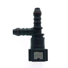 OBP SAE J0244 quick connect diameter 7,89 black tee (2x8mm)