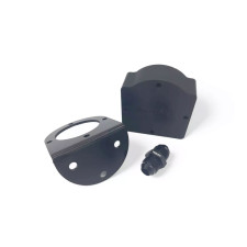 Adaptateur de filtre déporté noir OBP (support + adaptateur 3/4-16UNF)
