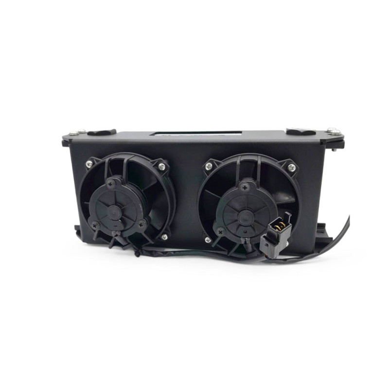 OBP 13 row oil cooler double shroud for SPAL fan - OBP-13BKT-2 - OBP13BKT-2 - 3666618509129
