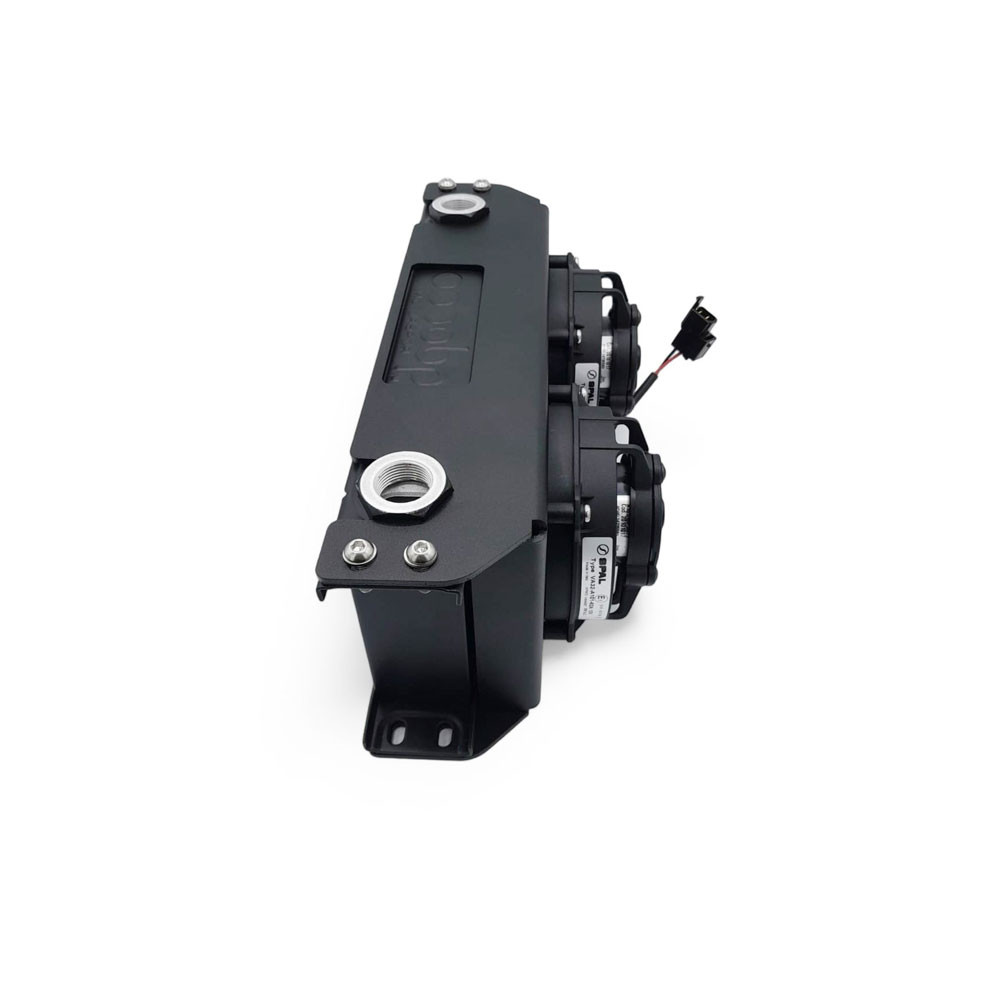 OBP 13 row oil cooler double shroud for SPAL fan - OBP-13BKT-2 - OBP13BKT-2 - 3666618509129
